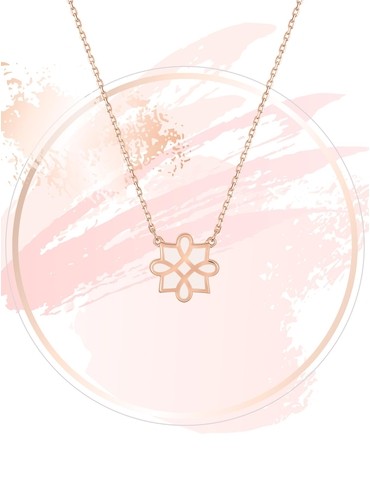 Collier Harmonie Or rose...
