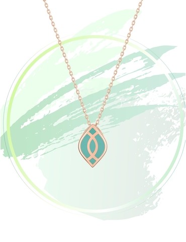 Collier Ondine Or rose...