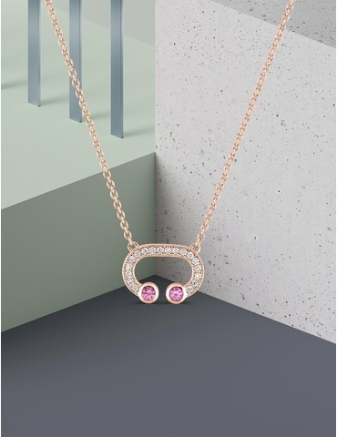 Collier Lady C or rose...