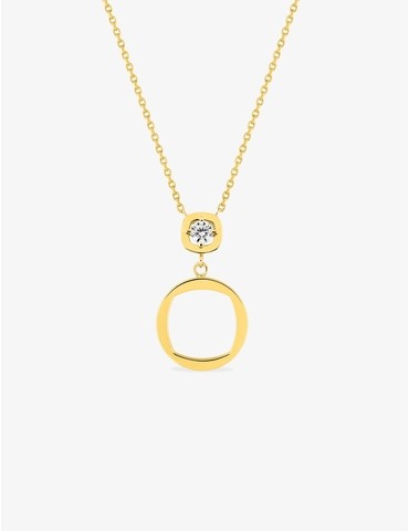 Collier Glamour en plaqué or