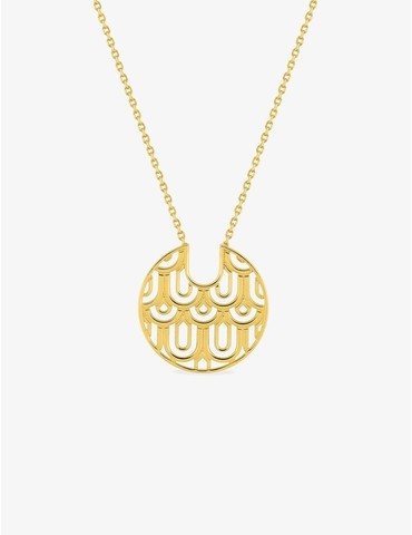 Collier Glamour en plaqué or