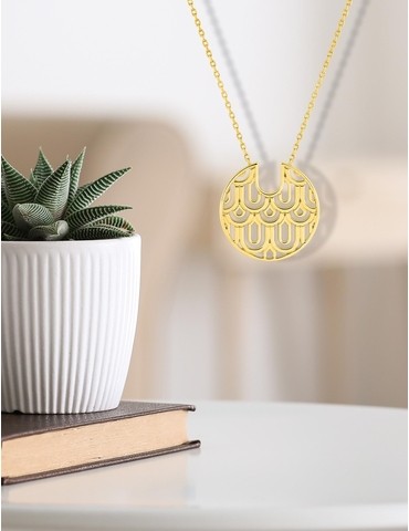 Collier Glamour en plaqué or