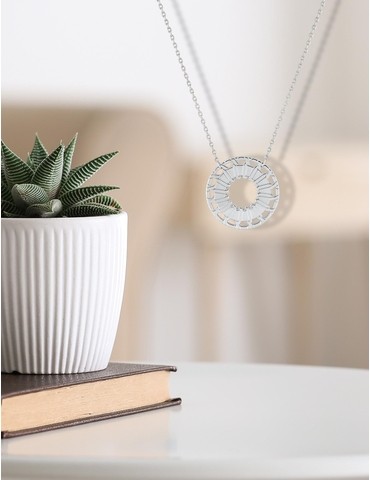 Collier Graphique en argent