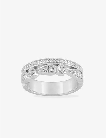Bague Royale argent et oxydes