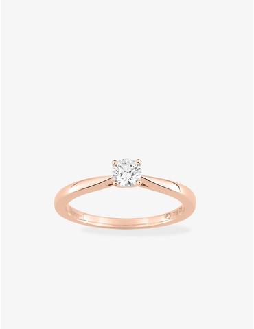 Solitaire Or Rose et...