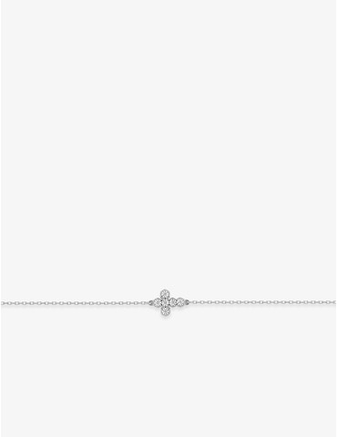 Bracelet croix or blanc...