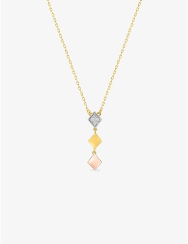 Collier losanges 3 ors 375‰...