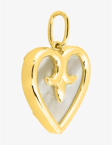 Pendentif cœur fantaisie or...