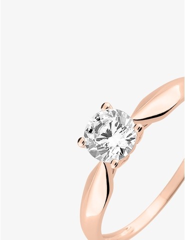 Bague or rose 375 ‰ et...