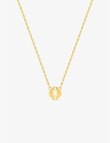 Collier plaqué or pendentif...