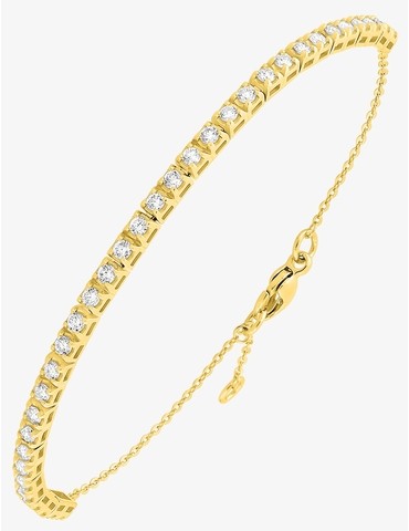 Bracelet or jaune 375 ‰ et...