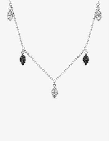 Collier argent 925 ‰ rhodié...