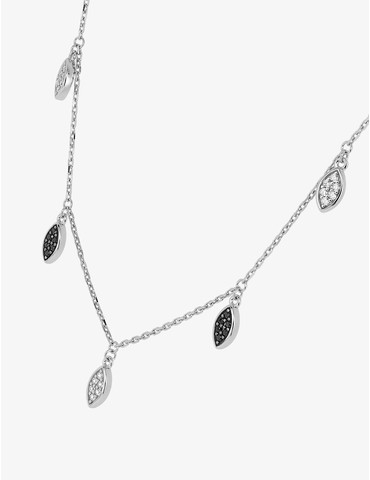 Collier argent 925 ‰ rhodié...