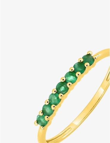 Bague en or jaune 375 ‰, 7...