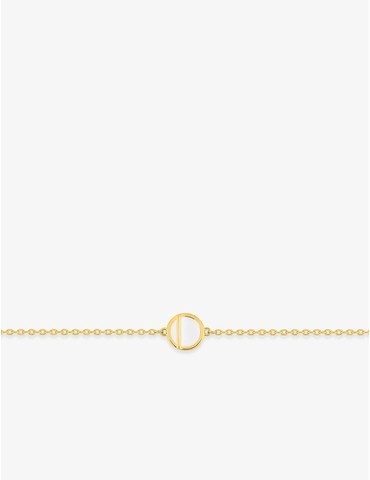 Bracelet plaqué or et laque...
