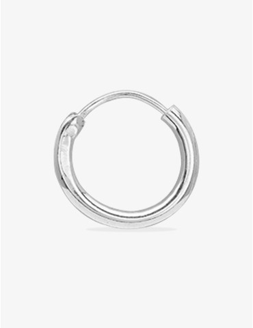 Créoles argent 925‰ 14 mm...