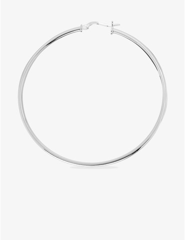 Créoles tube 2 mm argent...