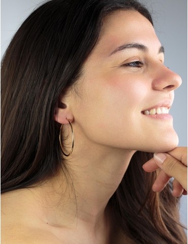 Boucles d'oreilles créoles...