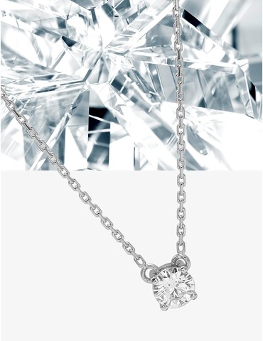 Collier solitaire en or...