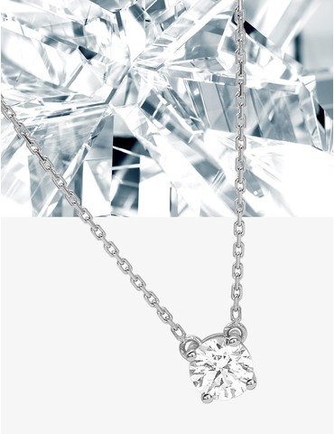 Collier solitaire en or...