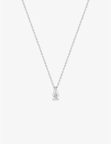 Collier en or blanc 750 ‰,...