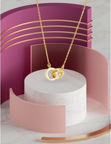 Collier Je te tiens or...