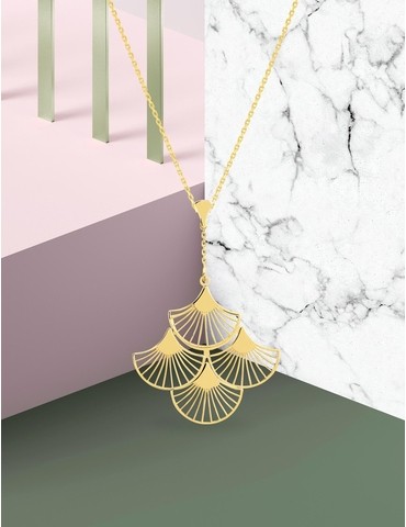 Collier Art déco or jaune...
