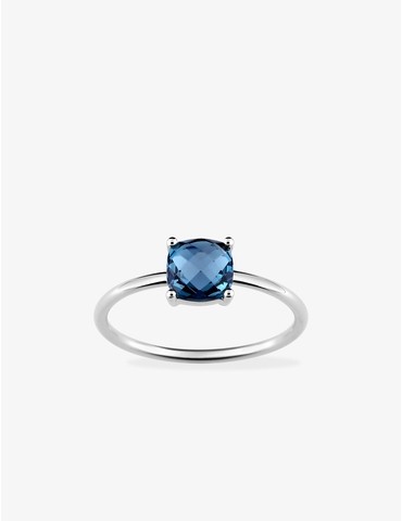 Bague or blanc 750 ‰ et...