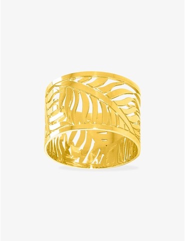 Bague Jungle or jaune 750‰