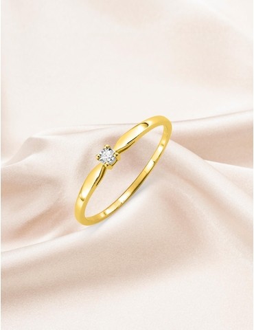 Bague solitaire serti 4...