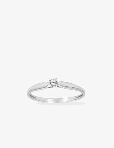 Bague solitaire serti 4...