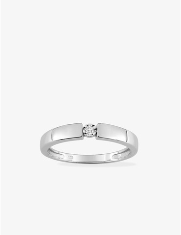 Bague solitaire serti...