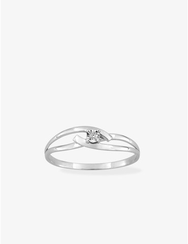 Bague solitaire fantaisie...