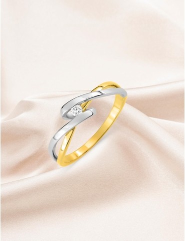 Bague solitaire fantaisie,...