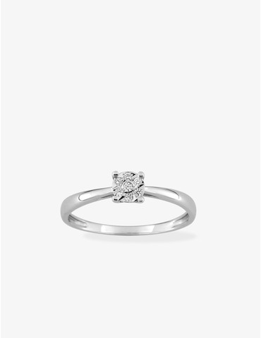 Bague solitaire fantaisie...
