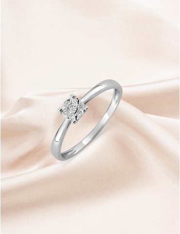 Bague solitaire fantaisie...