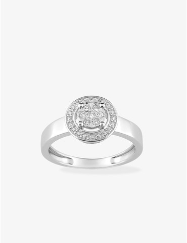 Bague solitaire fantaisie...