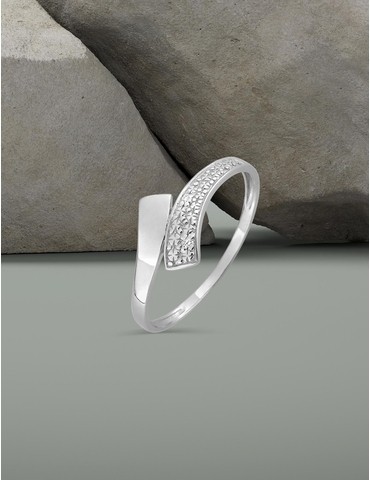 Bague or blanc 375‰ et...