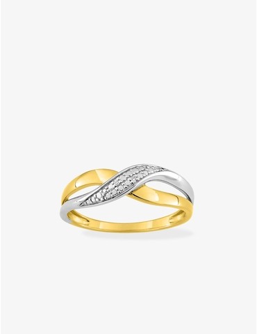 Bague or jaune 375‰ et...