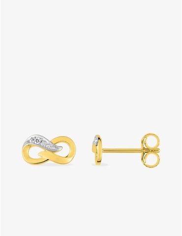 Boucles d'oreilles Infini...