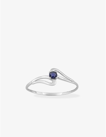 Bague or blanc 375‰ et...