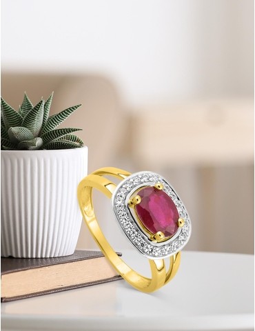 Bague double anneau or...