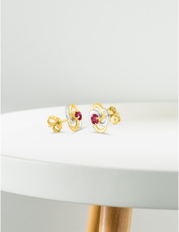 Boucles d'oreilles rosaces...