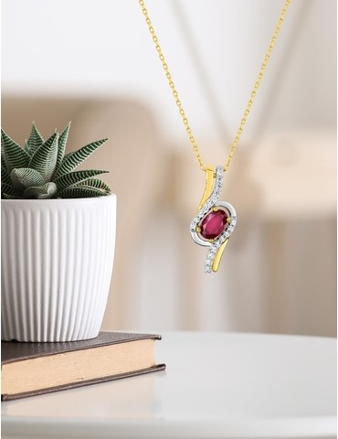 Collier fantaisie bicolore...