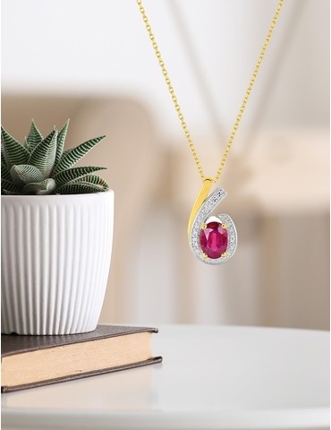 Collier motif fantaisie or...