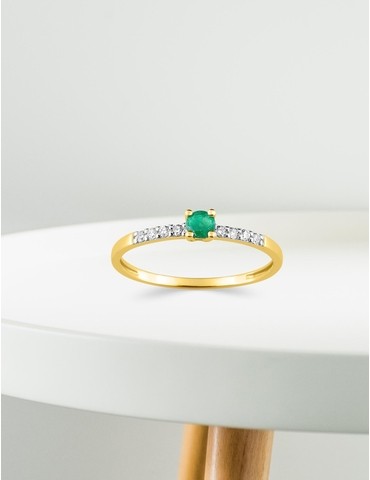 Bague or jaune 375‰,...
