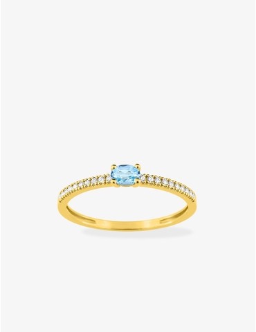 Bague or jaune 375‰,...