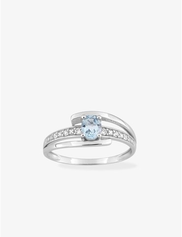 Bague double branches or...