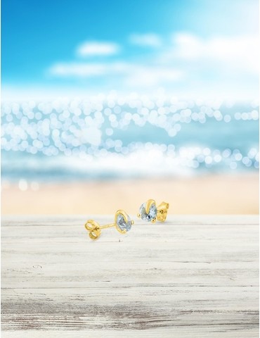 Boucles d'oreilles clous or...