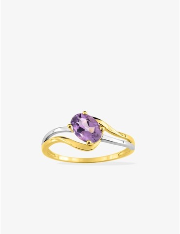 Bague or jaune 375‰,...